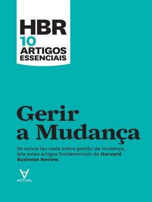 cover image of Gerir a Mudança